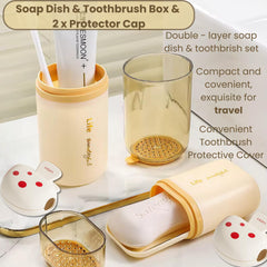 Protective cap 1 for toothbrush and case