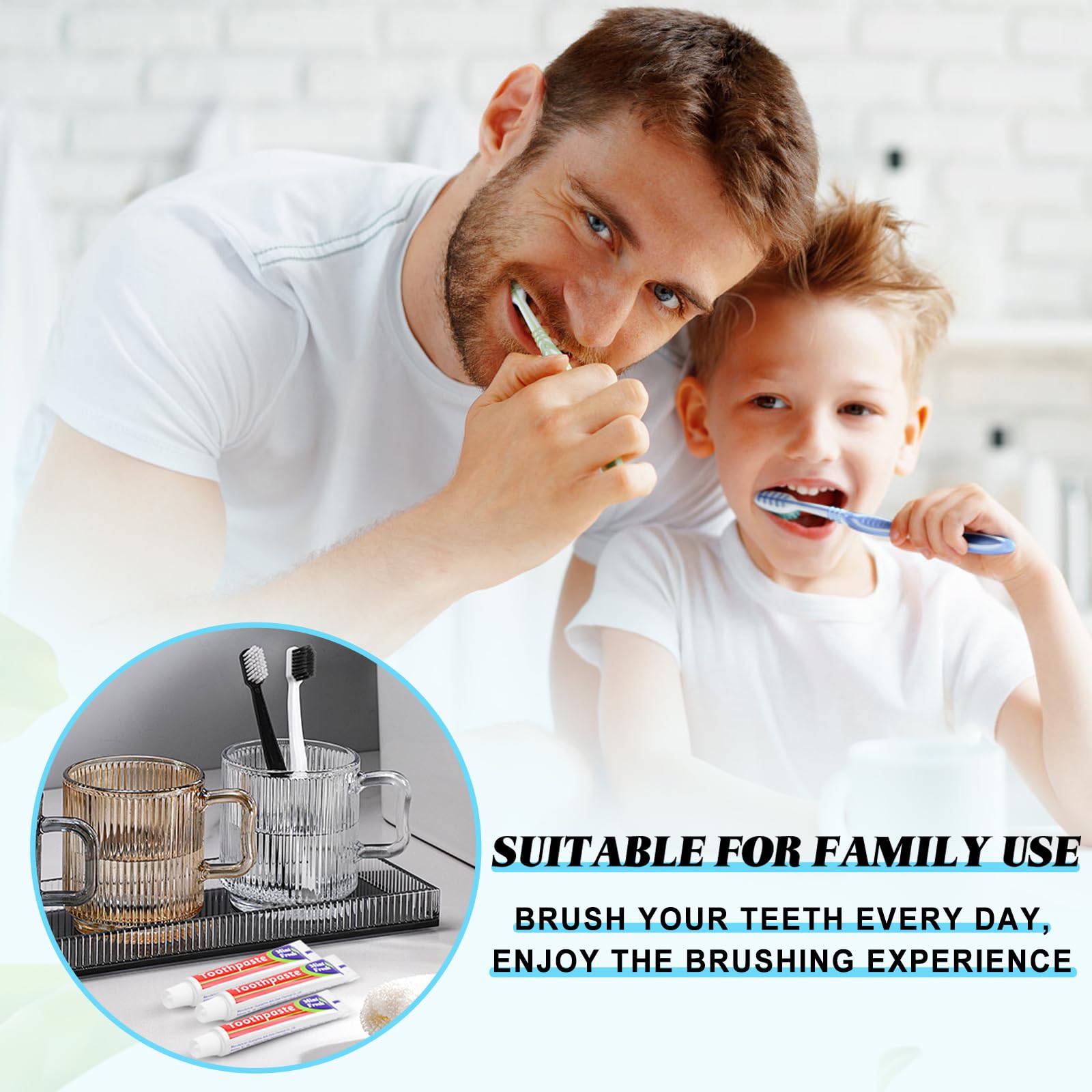 Mini toothpaste tubes 0.8 x 3.5 inches and 10 g each
