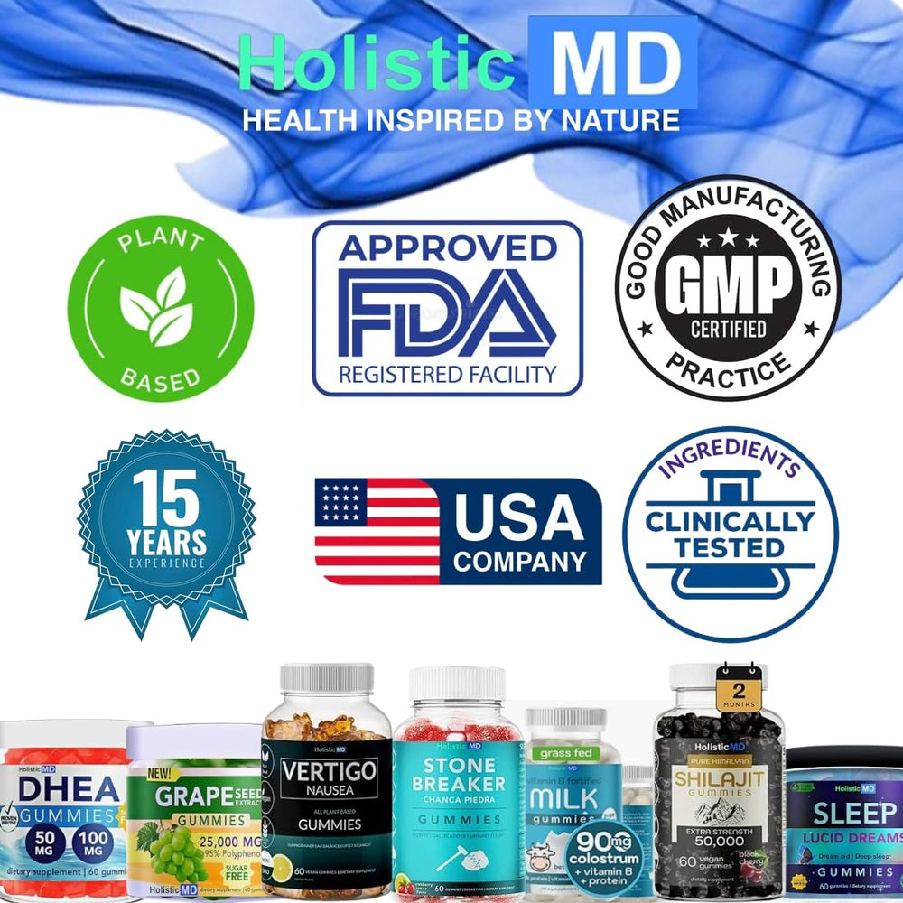 Holistic MD DHEA strawberry gummy texture highlights chewy, enjoyable experience.