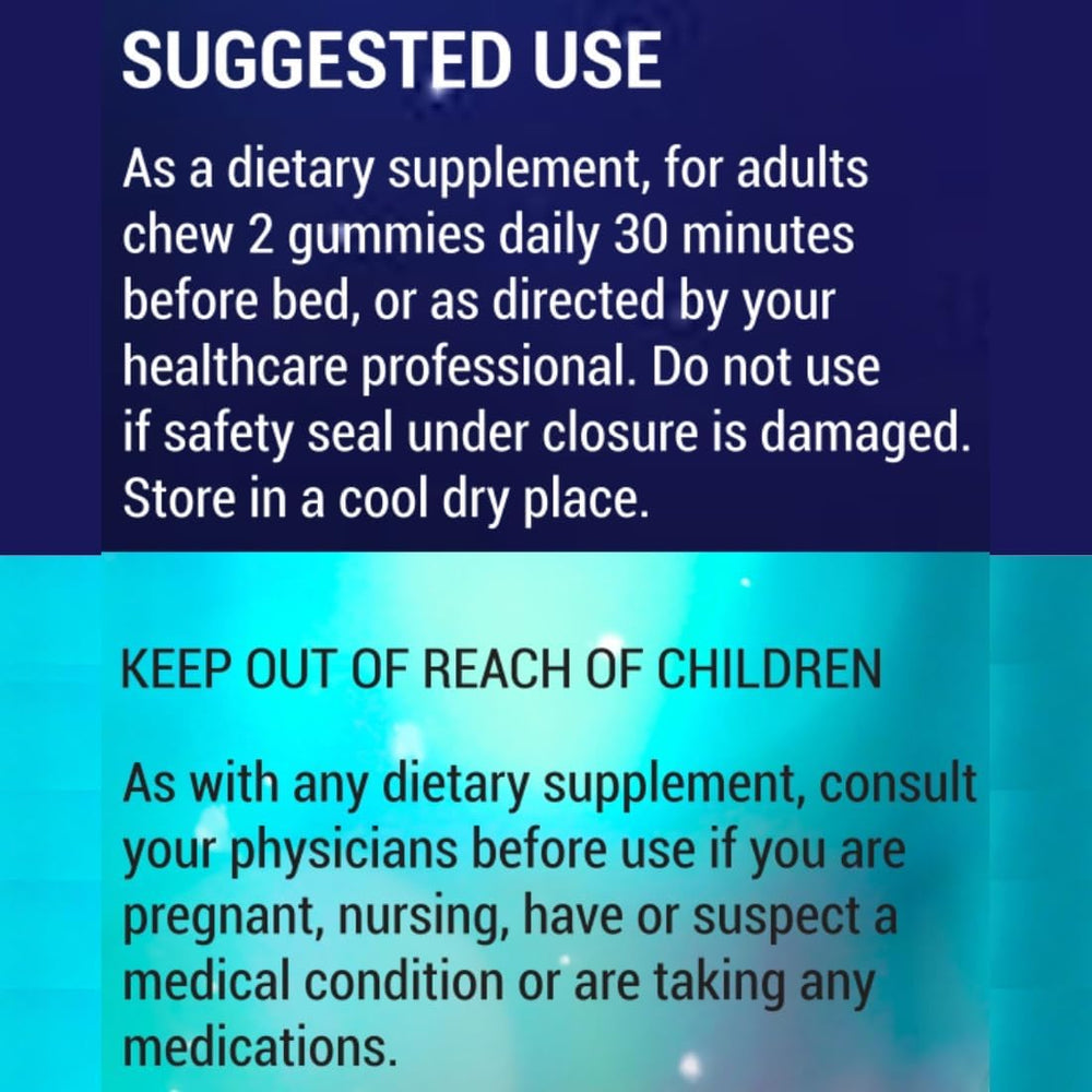 Nutritional panel and vegan symbol on packaging