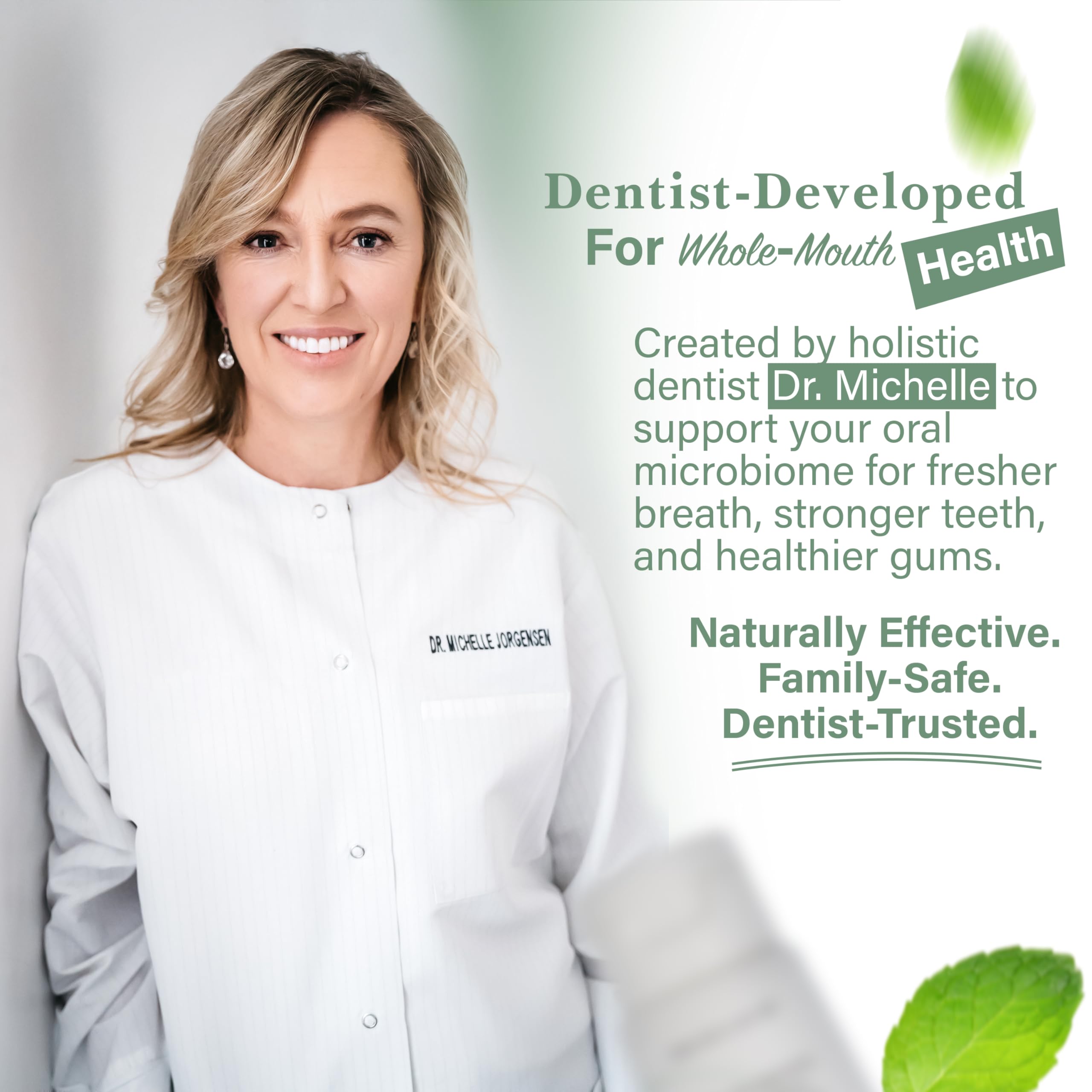 Mouthwash with colloidal silver and PROtektin prebiotics for gum support