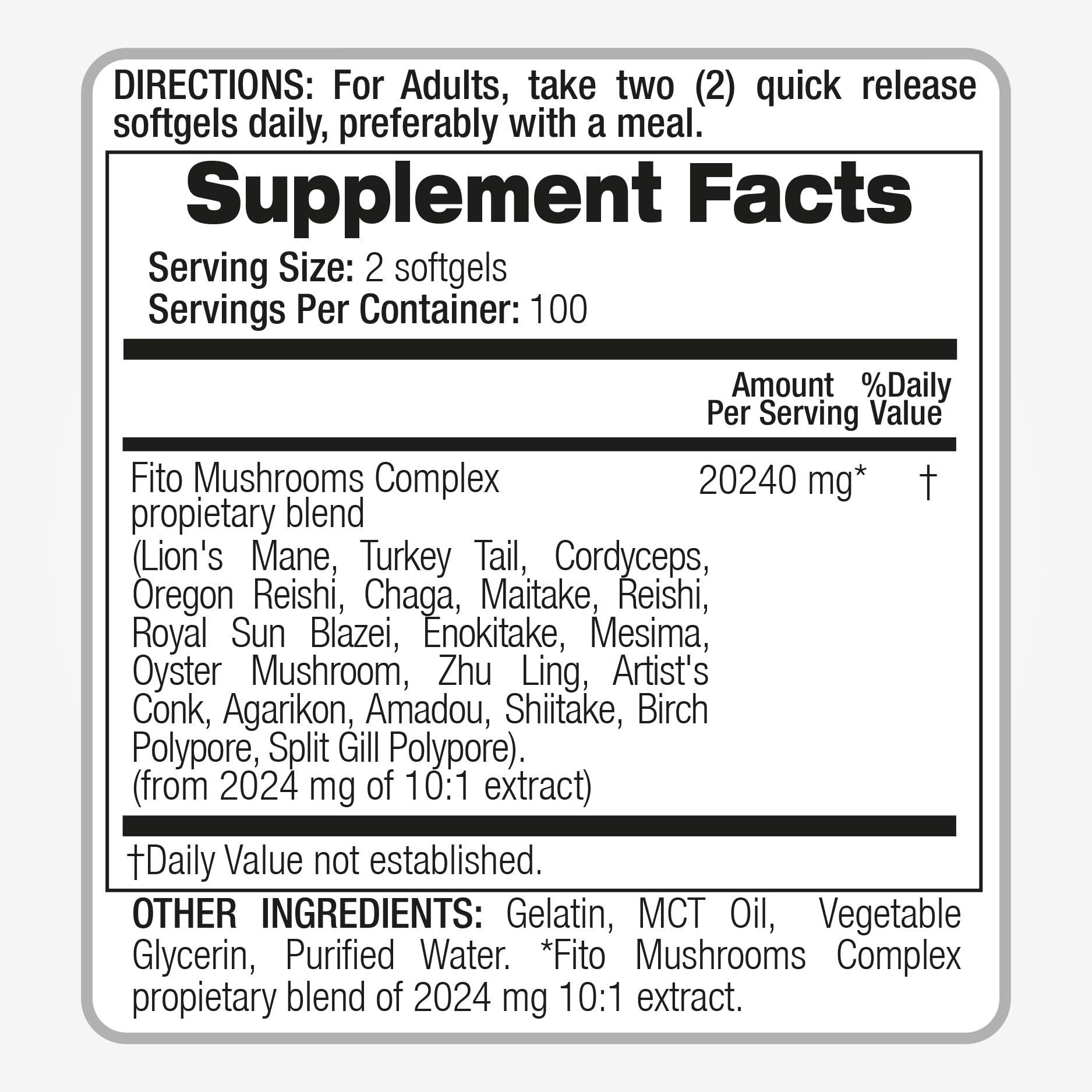 Holistic wellness with diverse mushroom blend