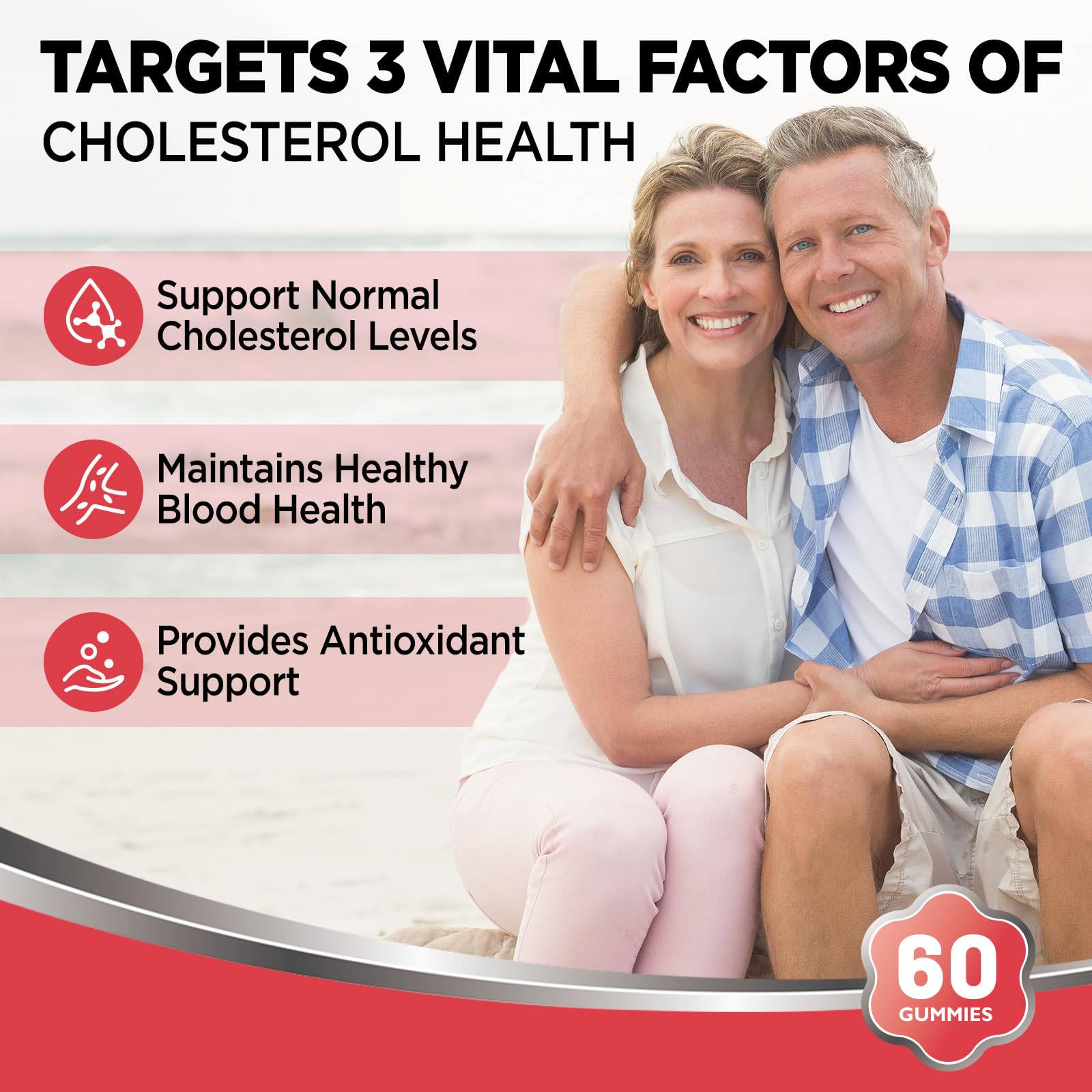 Gummies featuring CoQ10 and vitamins for heart support