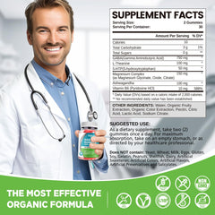 Close-up of raspberry-flavored GABA gummy