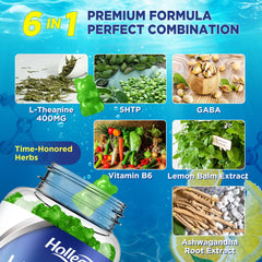 Ingredients and dosage for HOLLEGEND L-Theanine Gummies