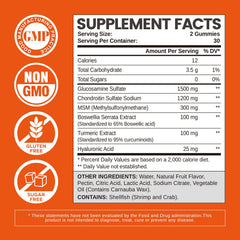 Sugar-free mango flavored gummies