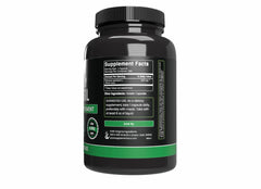 Close-up of single-ingredient Holy Basil capsules