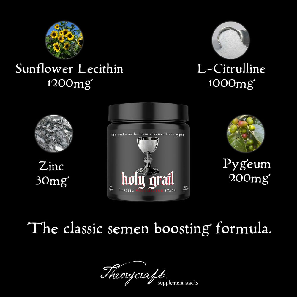 Close-up of Holy Grail softgel capsules