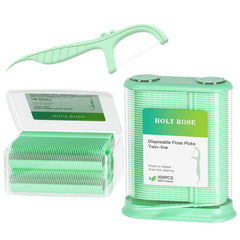 Holy Rose mint floss dispenser and storage case front view