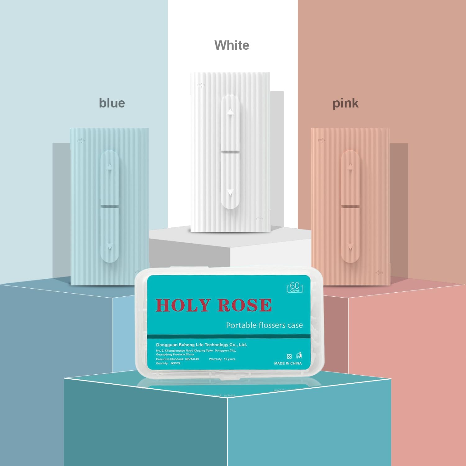 Eco-friendly packaging for Holy Rose floss picks