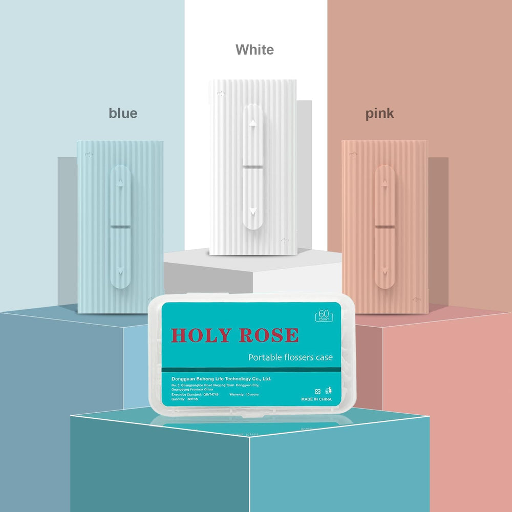 Eco-friendly packaging for Holy Rose floss picks