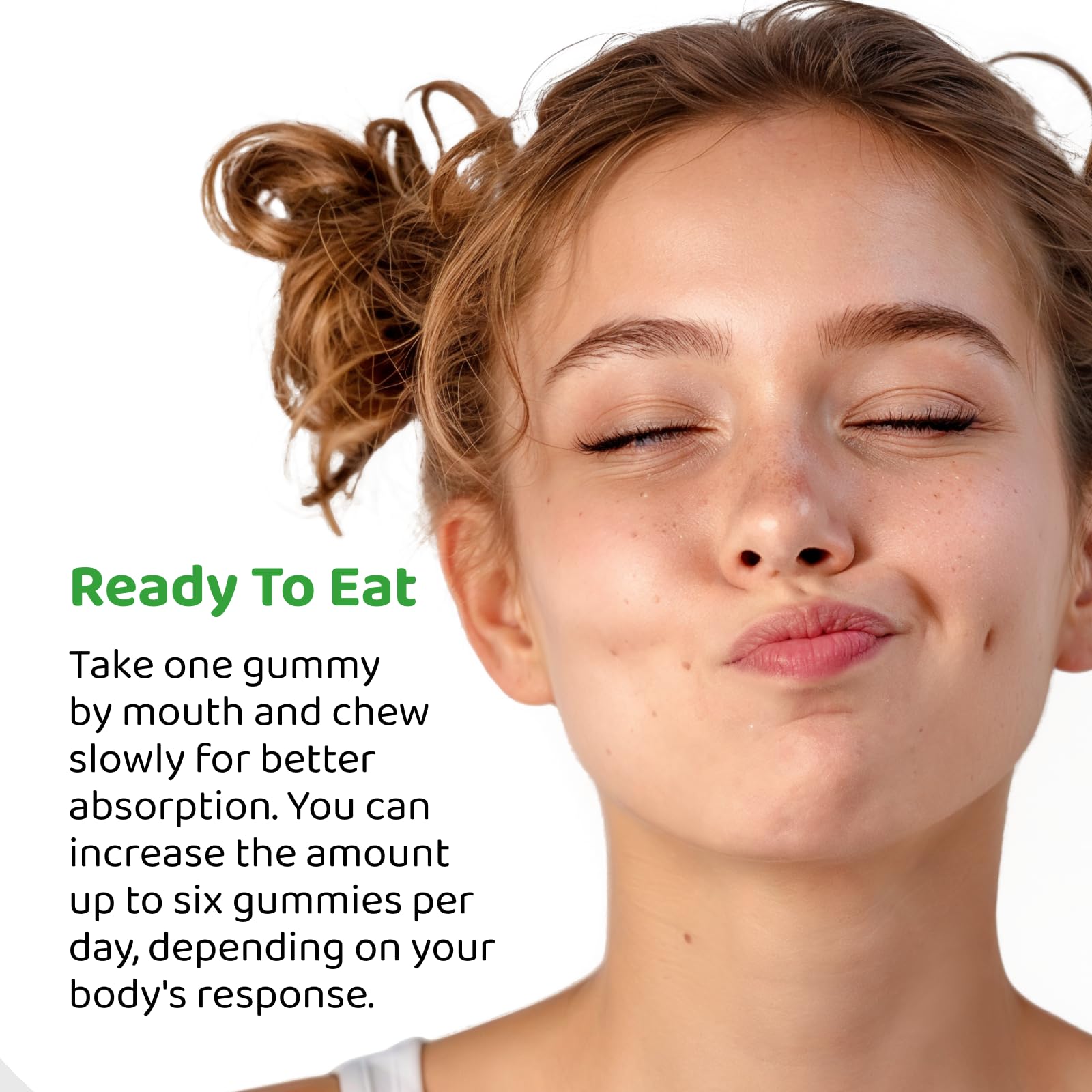 HOLYMARY Yerba Mate Gummies plated to show vegan, gluten-free daily energy option
