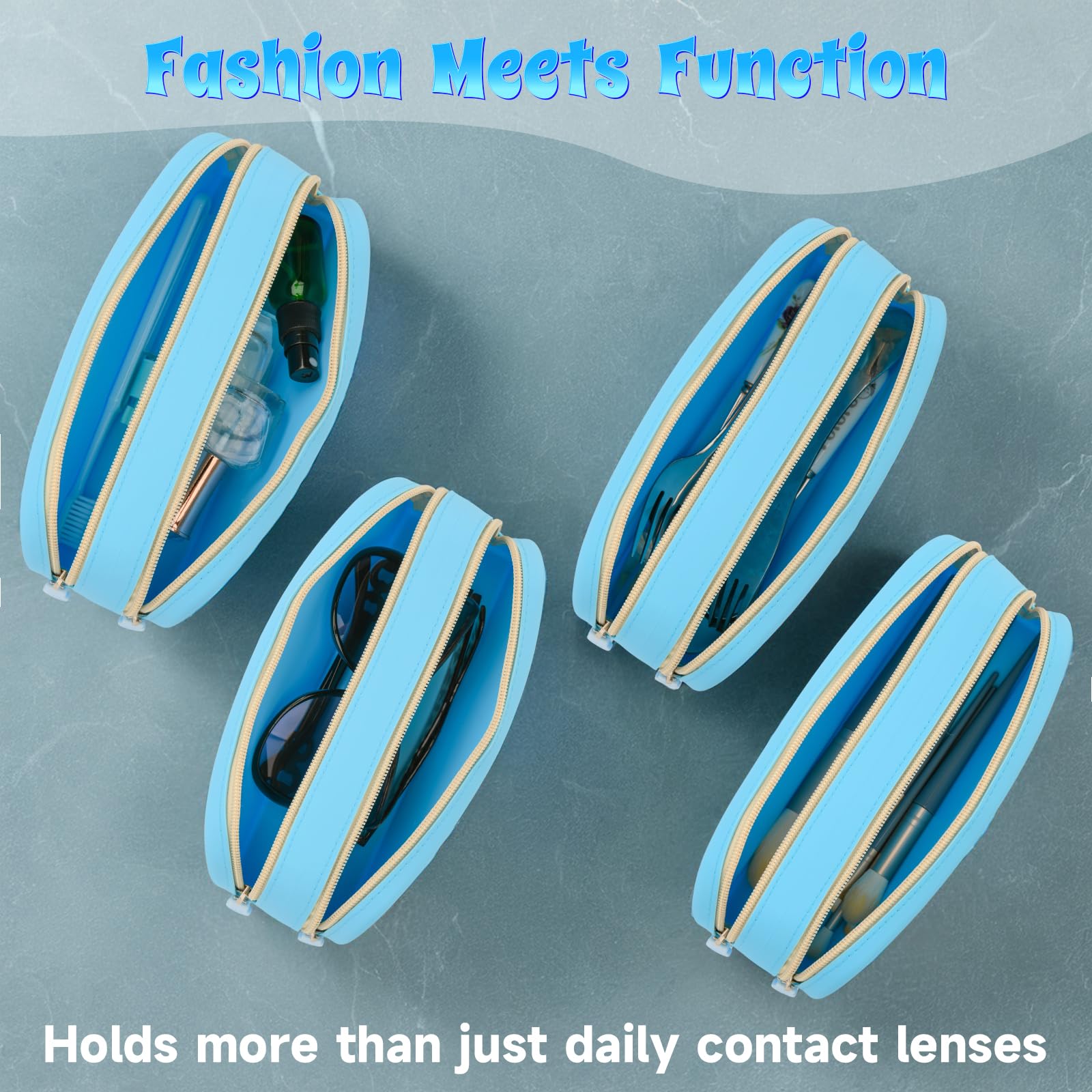 Blue Homakover organizer in travel bag