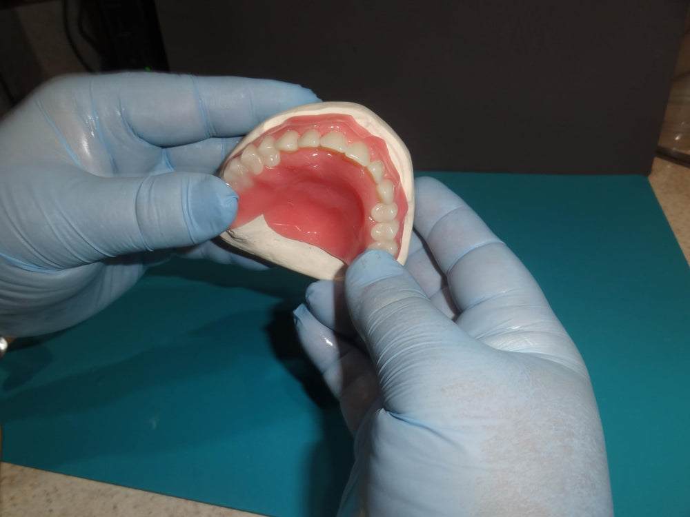 At-home denture assembly process