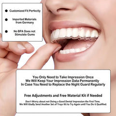 At-home impression process for custom night guard