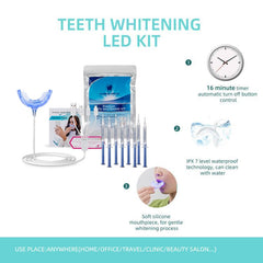At-home whitening system for convenient use