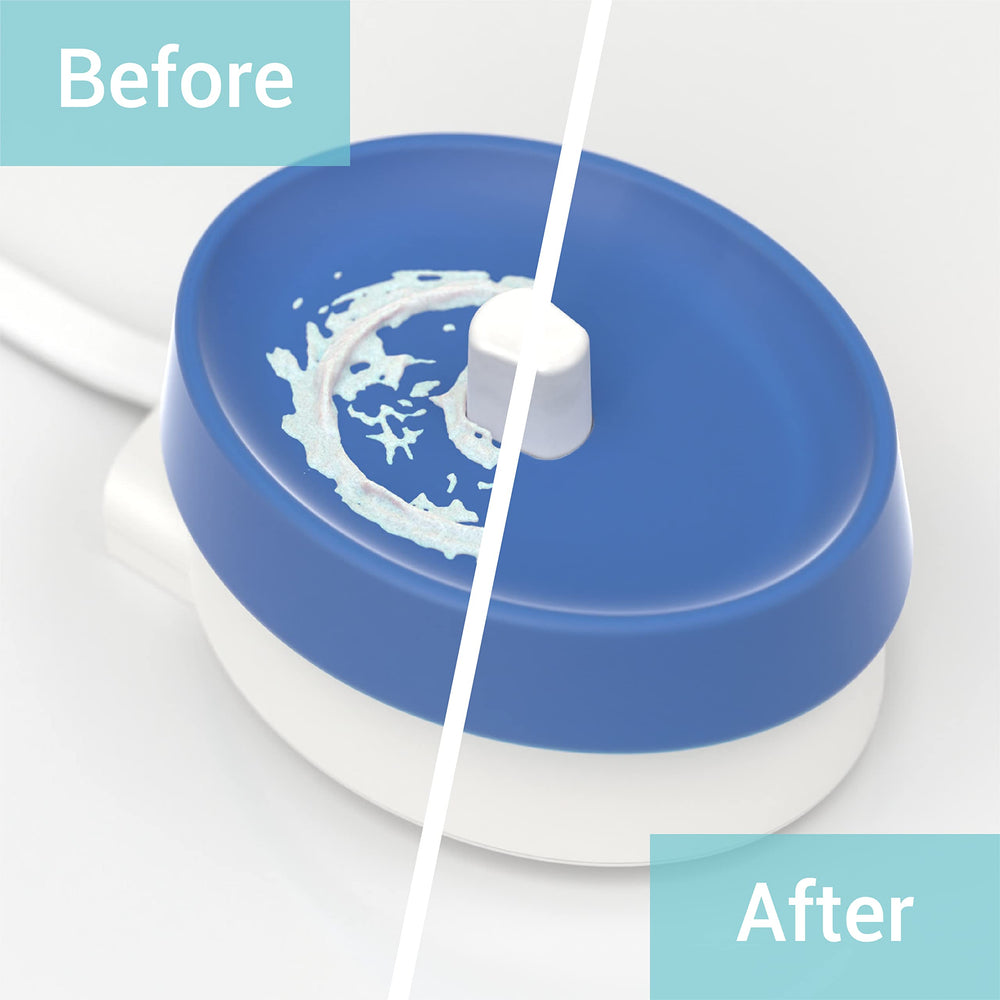 Green silicone clean cover for Oral-B charger base by Homm Labs