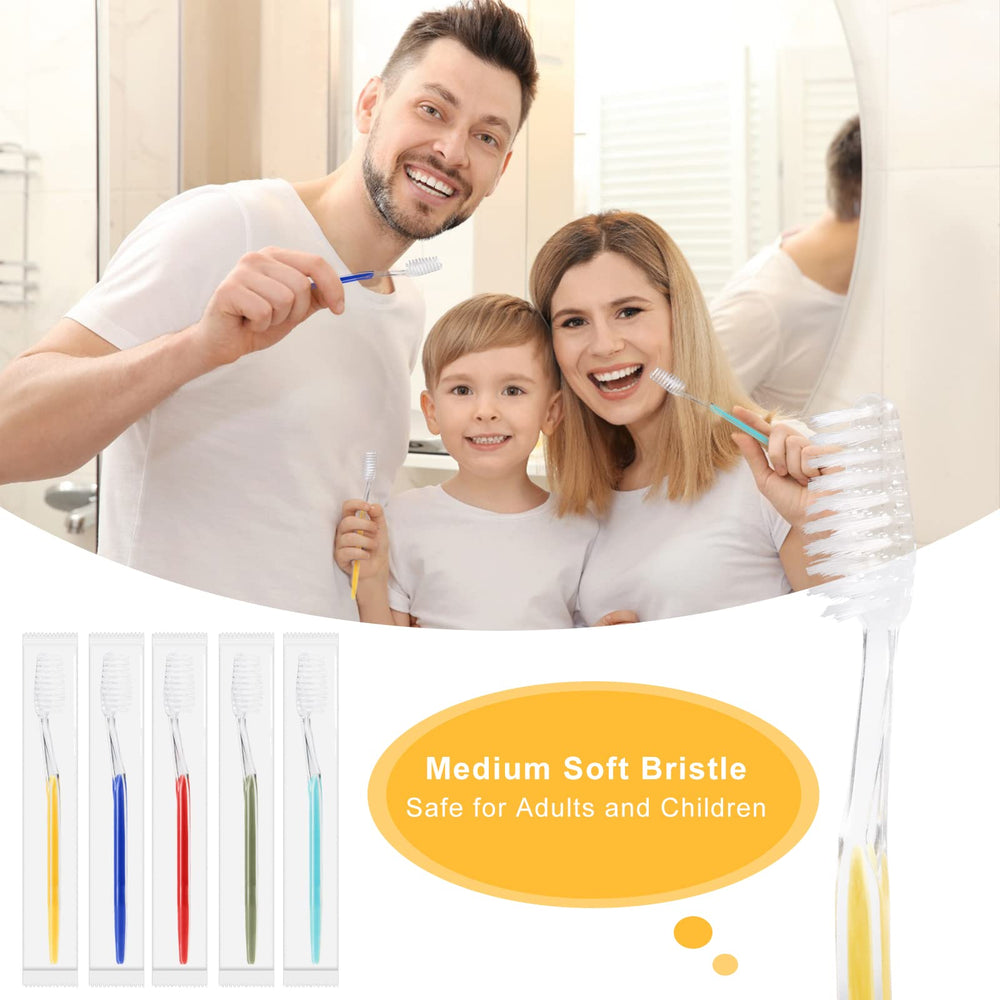 Five color options included in the bulk pack