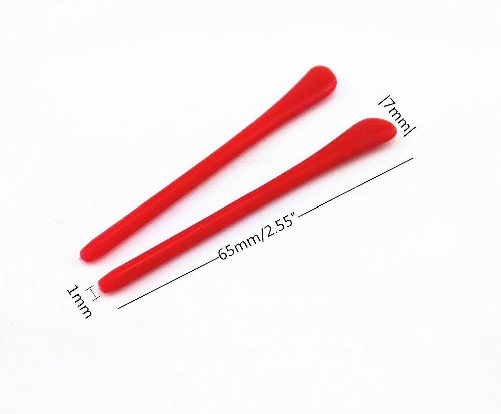 Honbay silicone eyeglass end tip in blue (65x8mm)