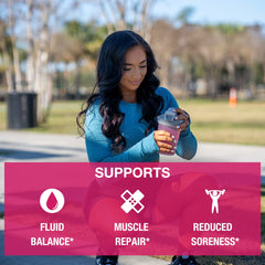 Natural stevia sweetness and clean ingredient highlights