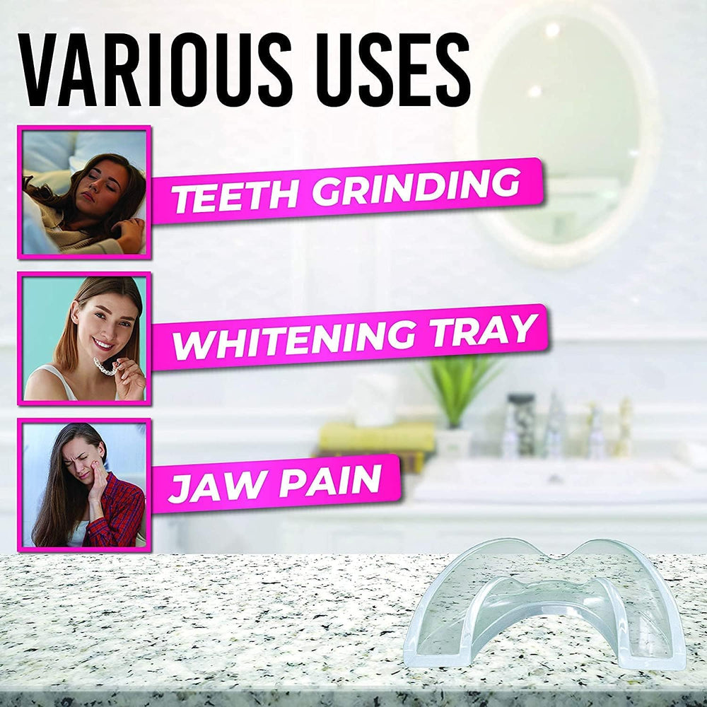 BPA-free materials with whitening and cleaning tray capability