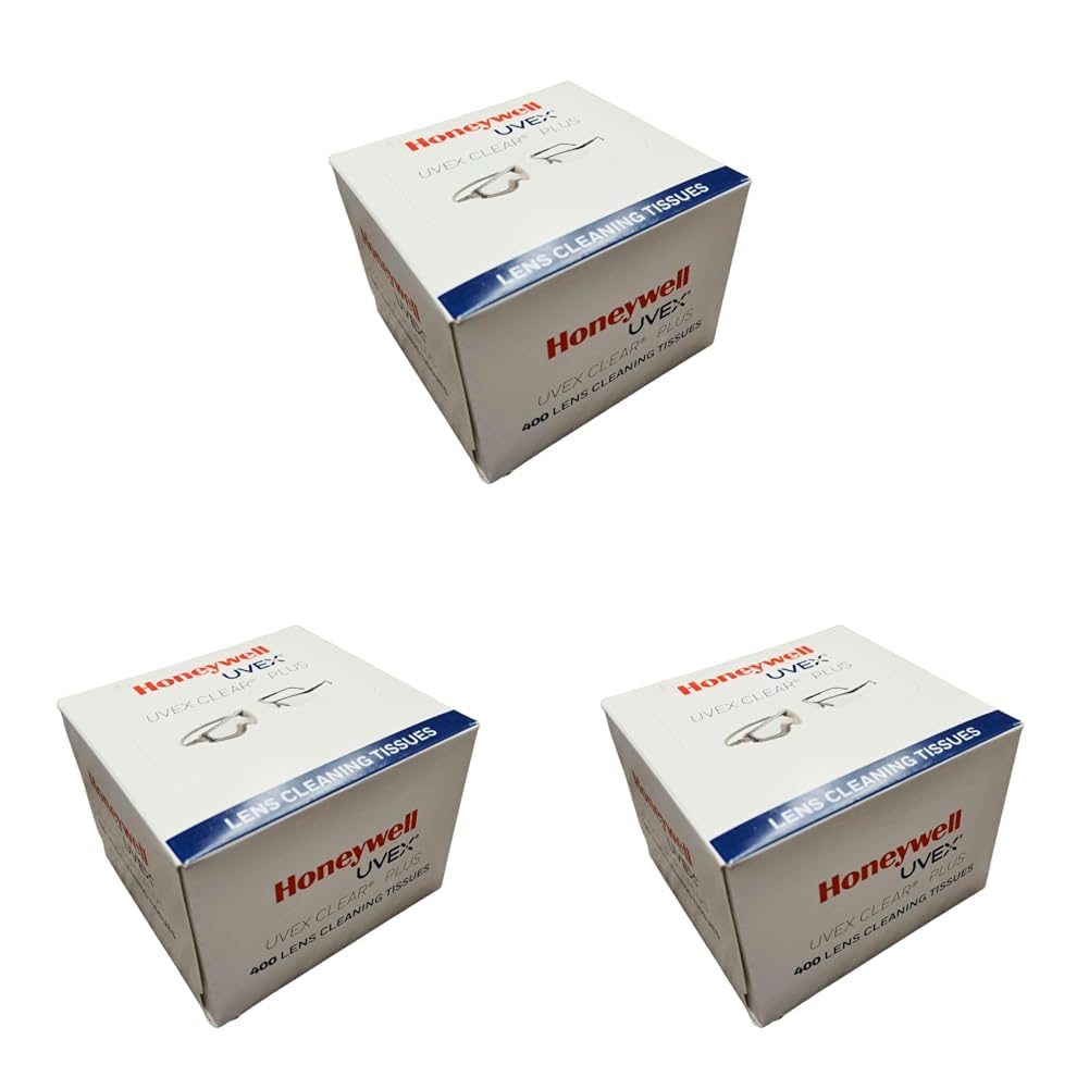 Honeywell Uvex Clear Plus Lens Tissues S475 - Pack of 400