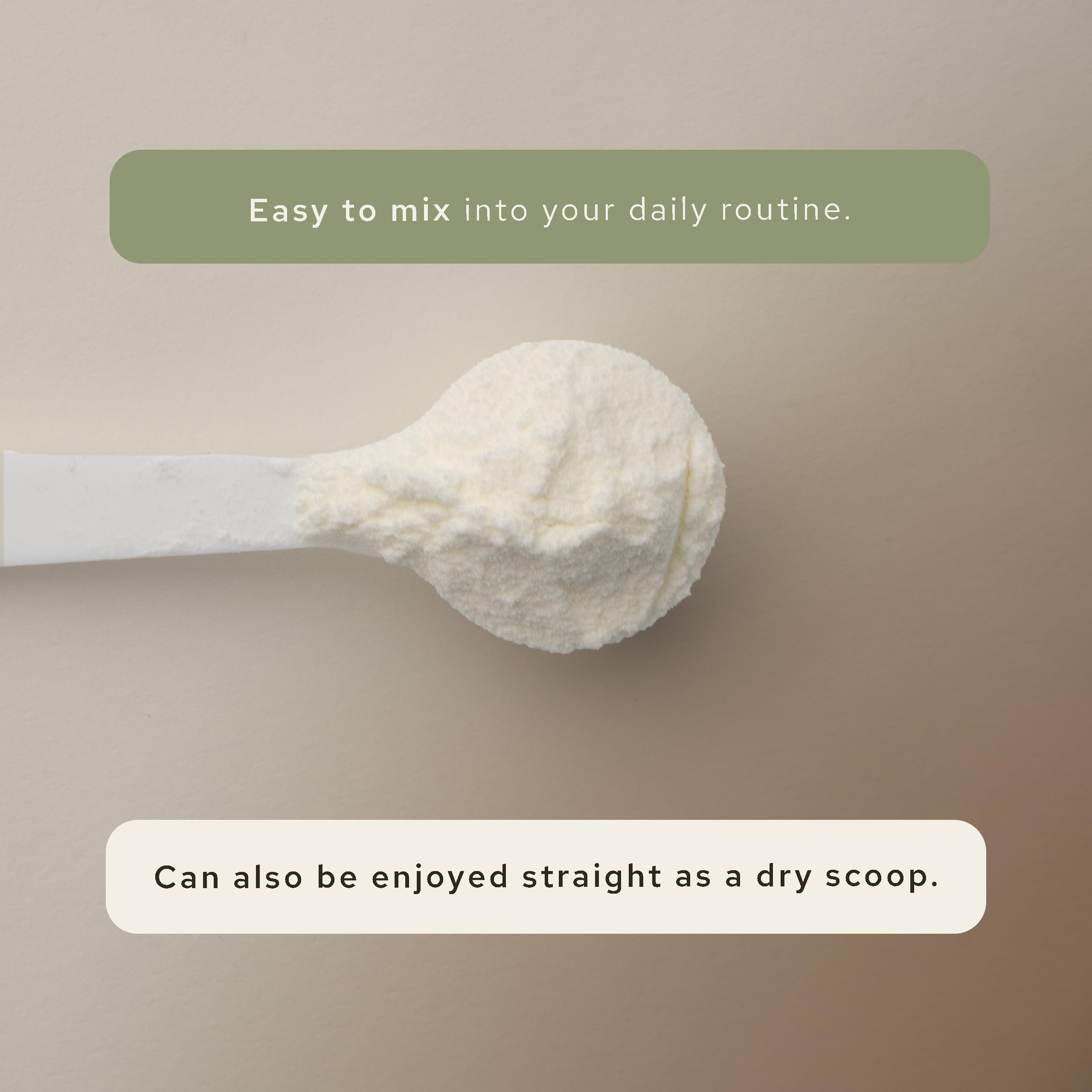 HONOR colostrum powder shown in shake bottle for easy mixing into smoothies.