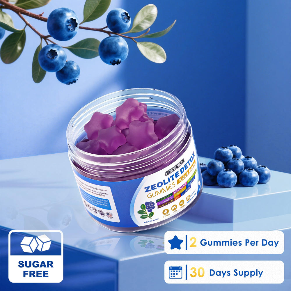 HONVOVAEY Zeolite Detox gummies daily-use format supports consistent wellness habits.