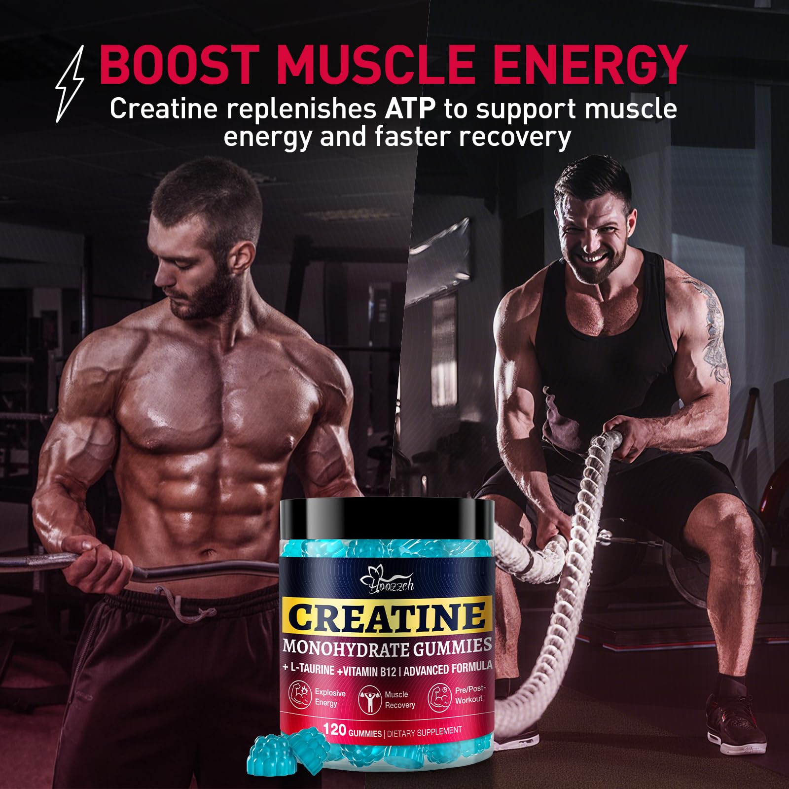 Gummies showing blueberry color and texture