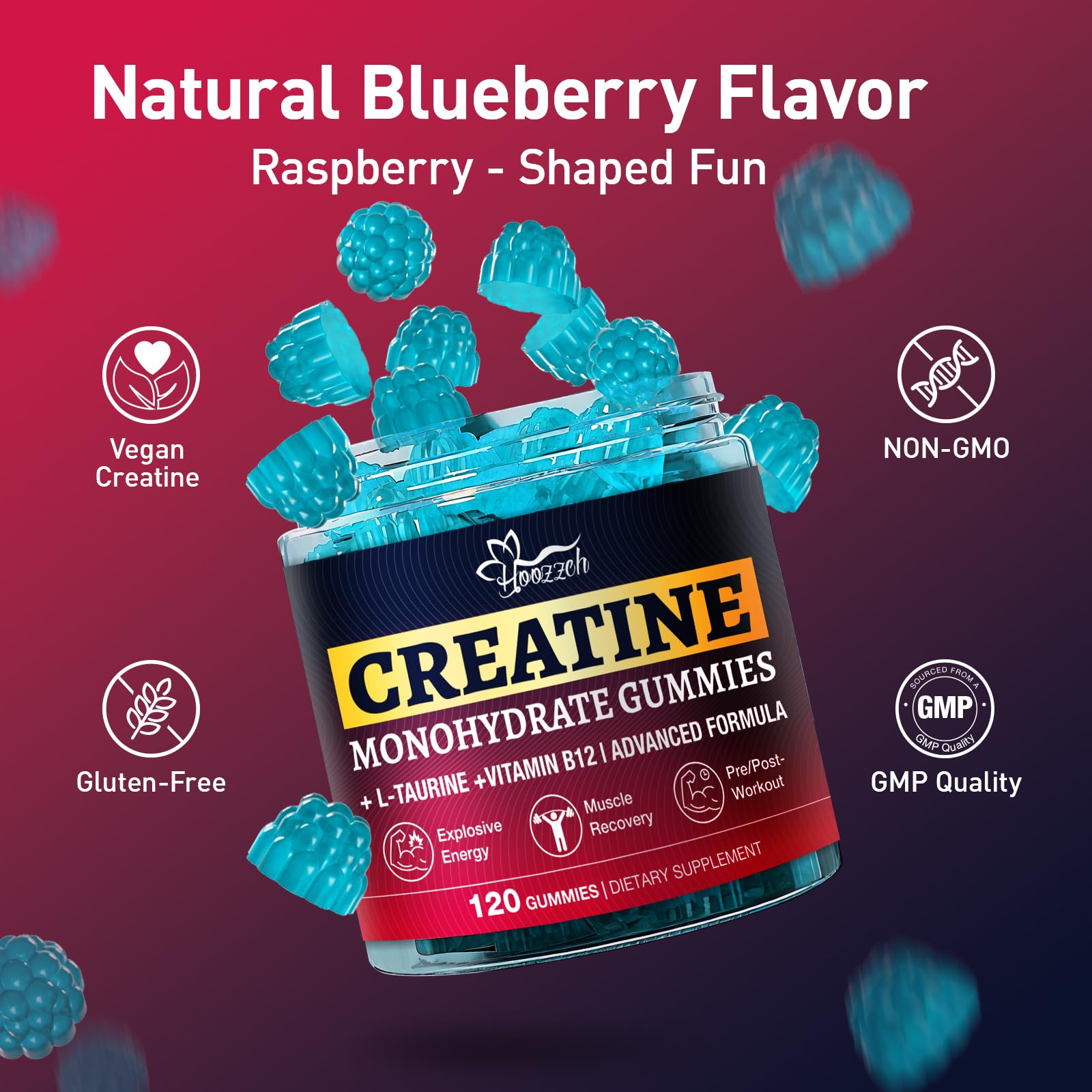 Hoozzch logo on bottle label