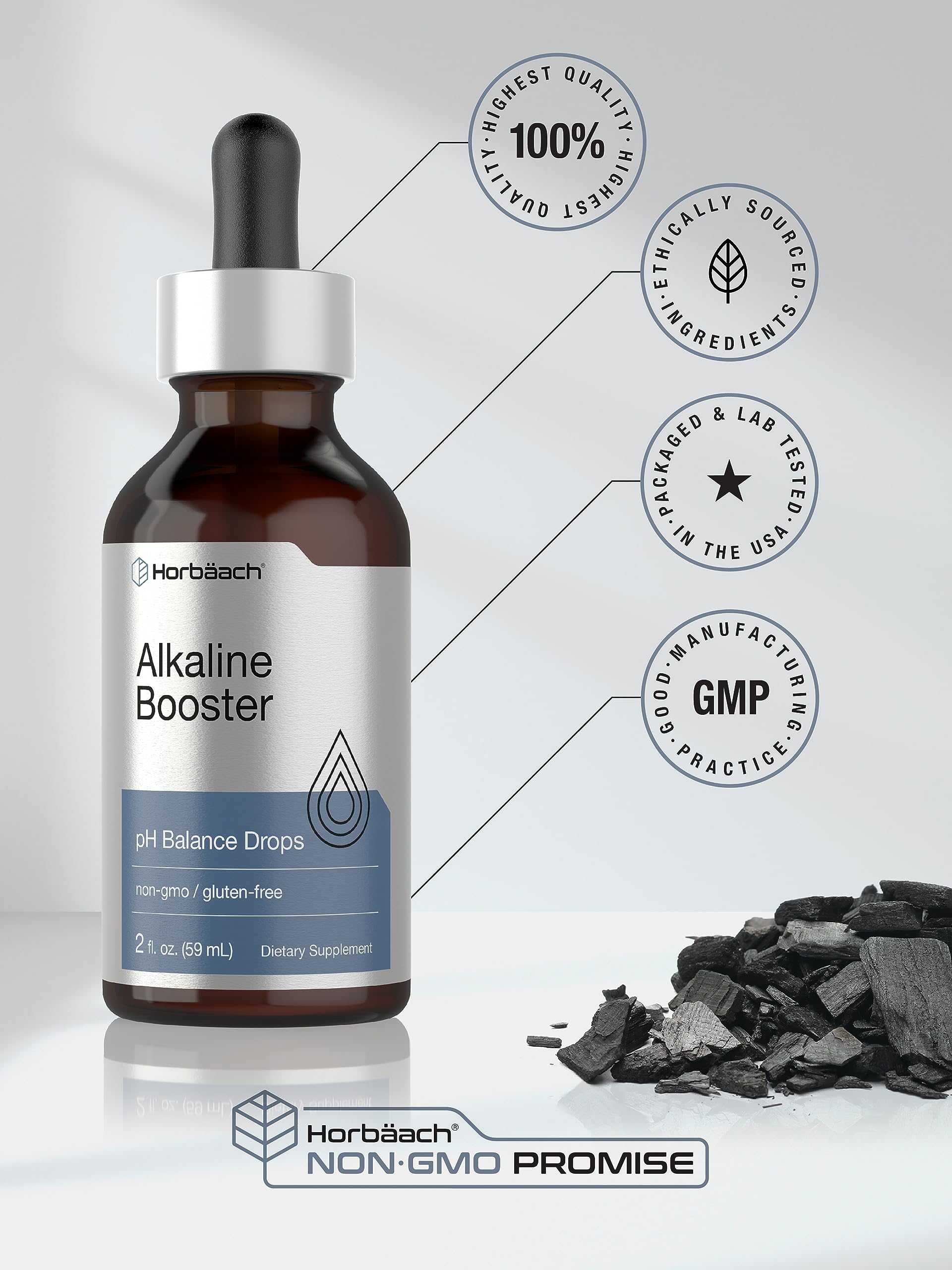 Benefits highlight for Horbaach Alkaline Water Drops