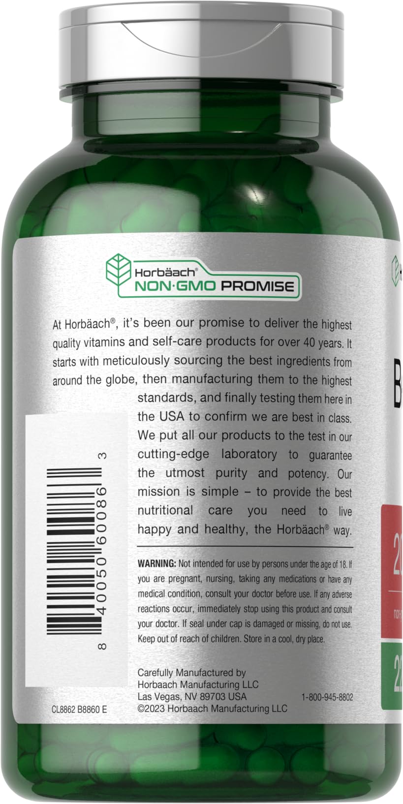 Close-up of Horbäach quick-release beet root capsules