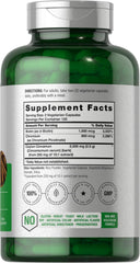 Close-up of Horbäach Cinnamon 2500mg label with ingredients