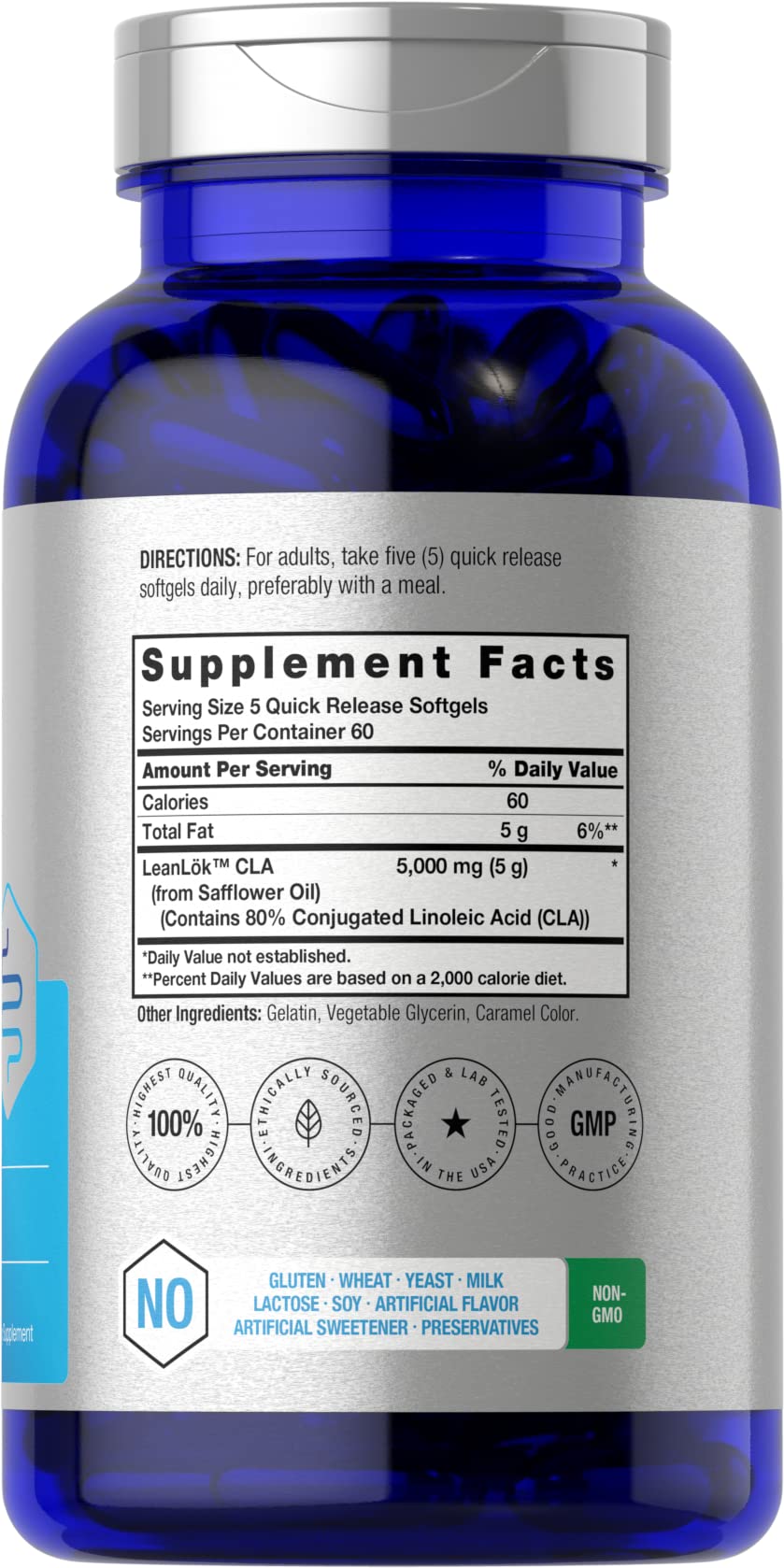 Close-up of LeanLok CLA softgels