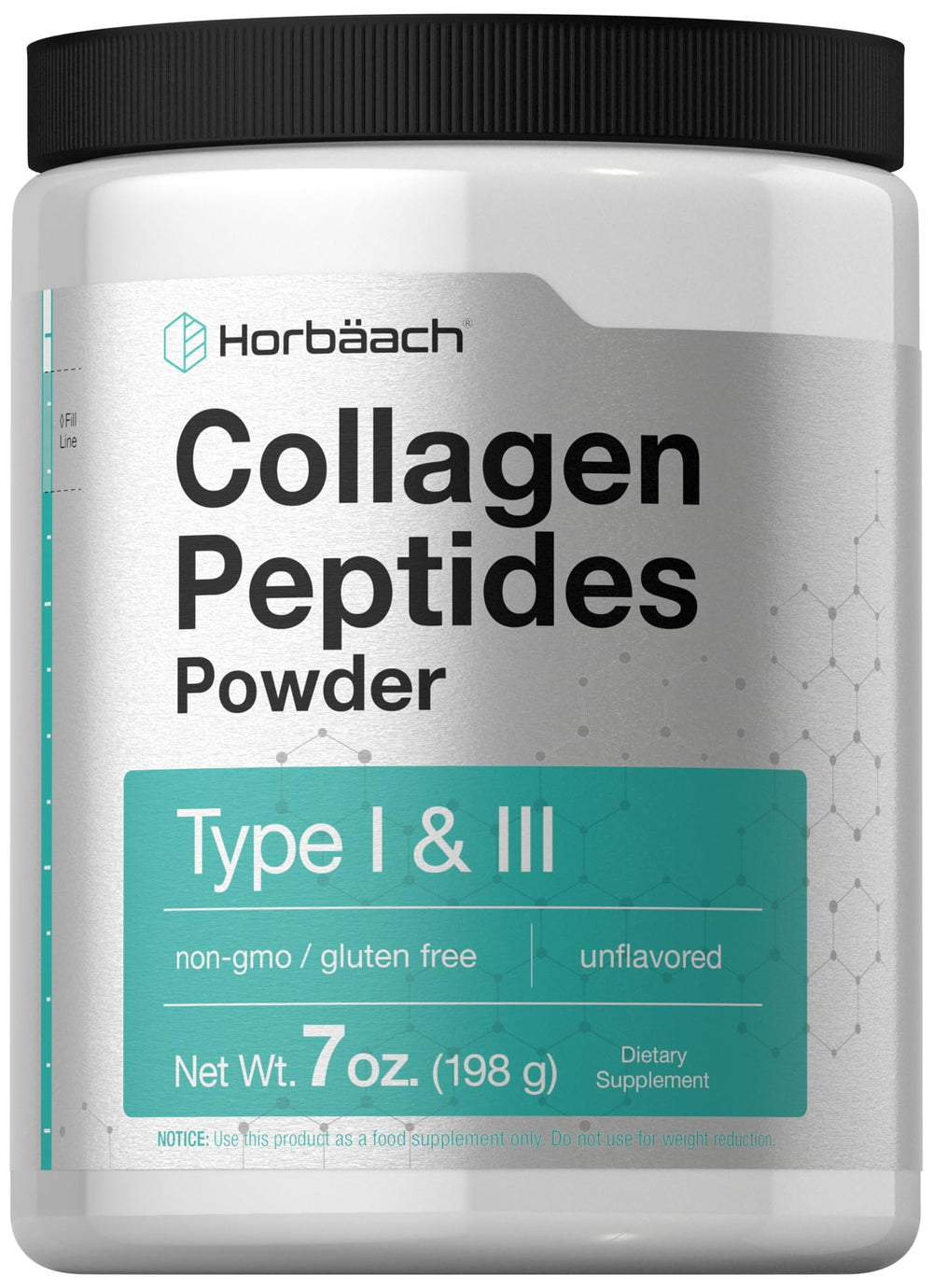 Horbäach Collagen Peptides 7oz Unflavored bottle