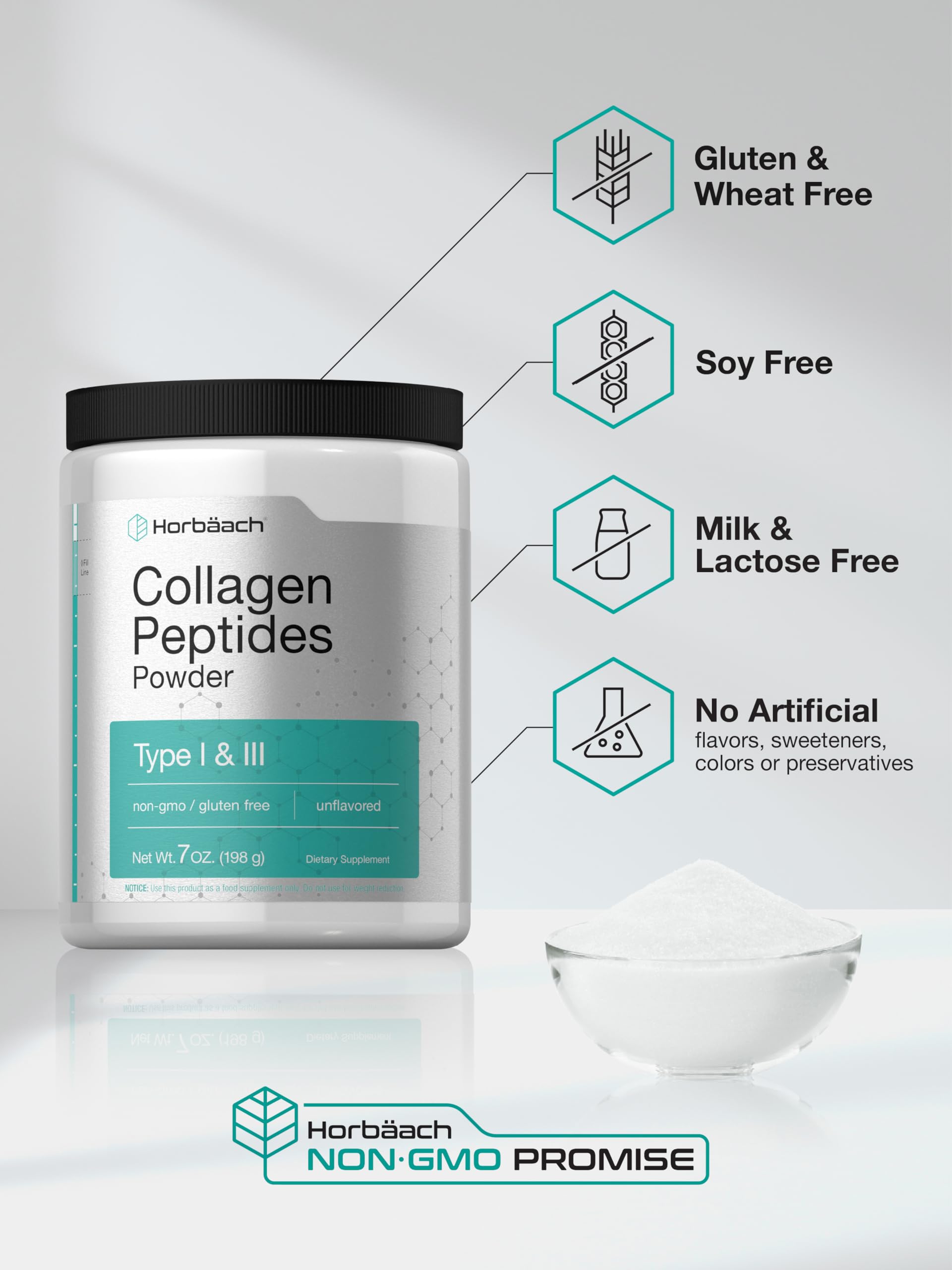 Horbäach collagen ingredients label