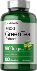 Horbäach EGCG Green Tea Extract Pills bottle with 180 capsules