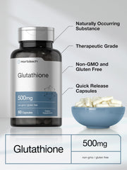 Quick-release capsules of L-Glutathione 500 mg