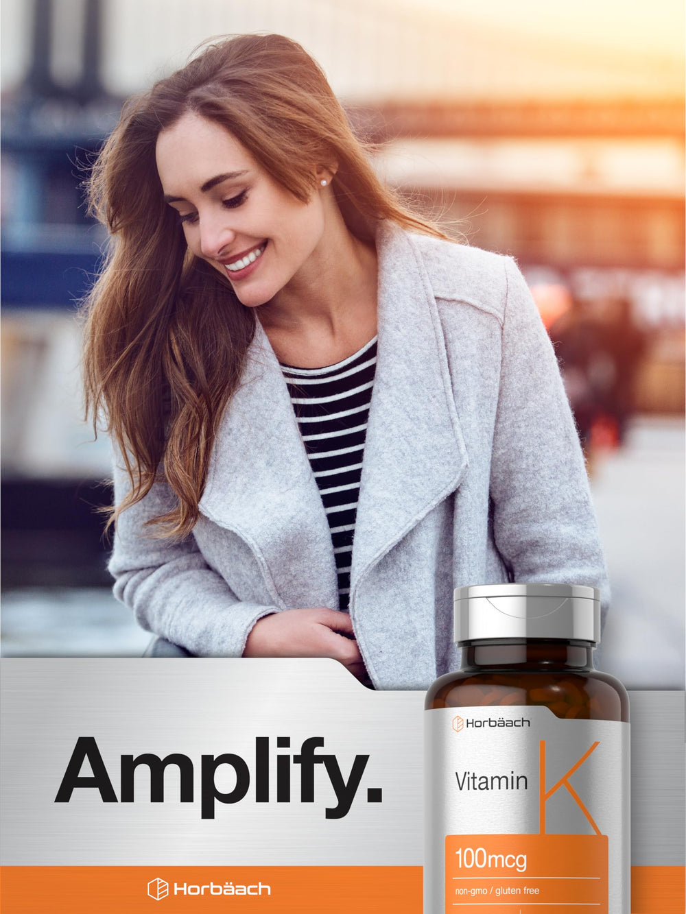 Gluten-free and non-GMO Horbaach Vitamin K supplement