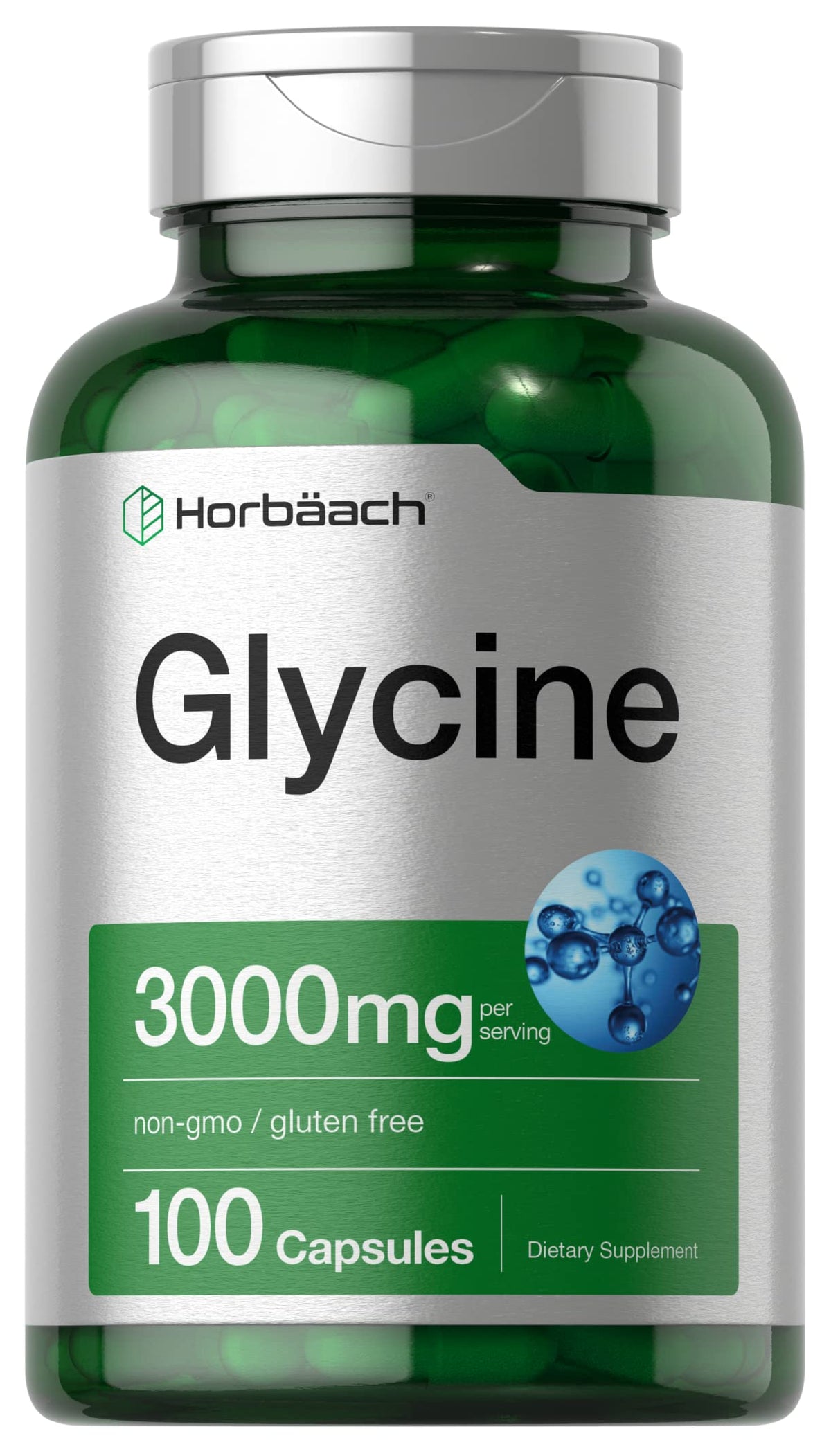 Horbäach Glycine 3000mg bottle front view