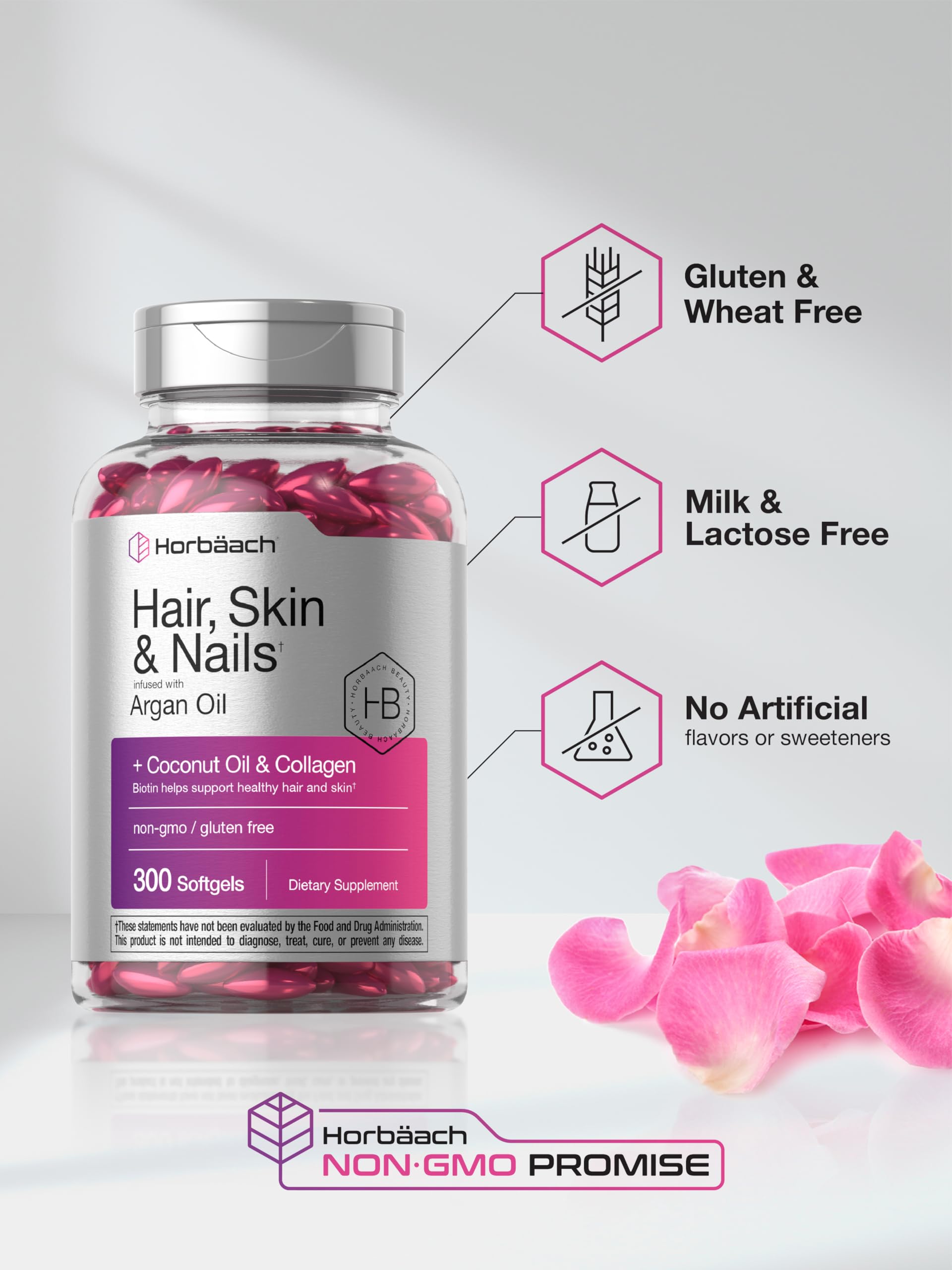 Packaging of Horbaach Hair Skin and Nails vitamins