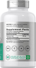 Product label showing 240 count