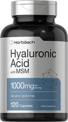 Horbäach Hyaluronic Acid with MSM bottle front view