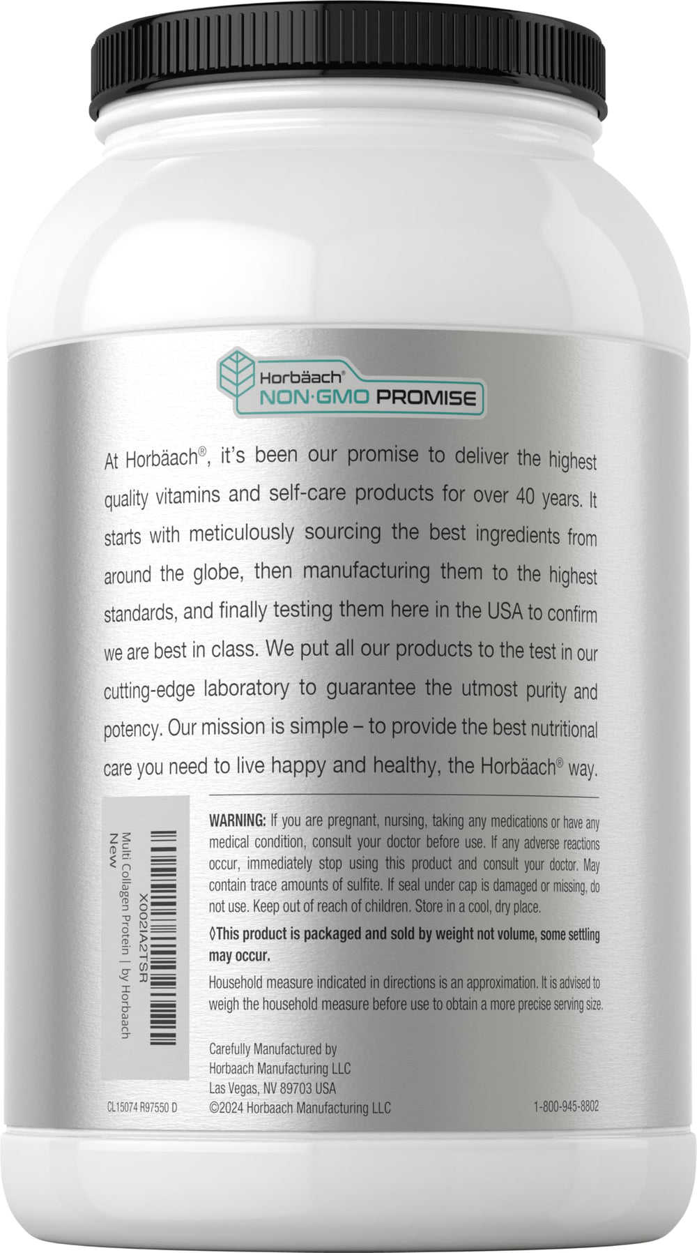 Hydrolyzed collagen peptides powder