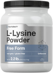 Horbäach L-Lysine Powder bottle with scoop