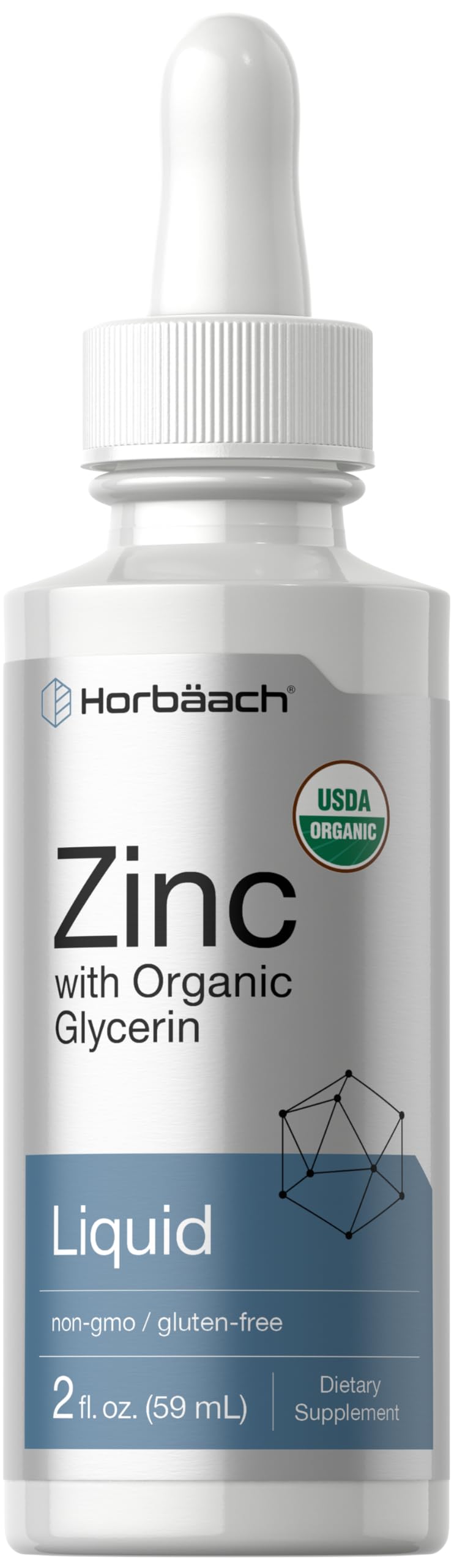 Main image of Horbaach Liquid Zinc Drops 2 oz bottle