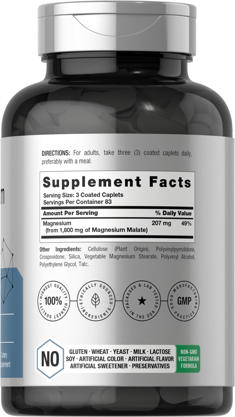 Horbäach Magnesium Malate bottle