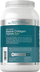 Dissolving marine collagen powder in a glass of water