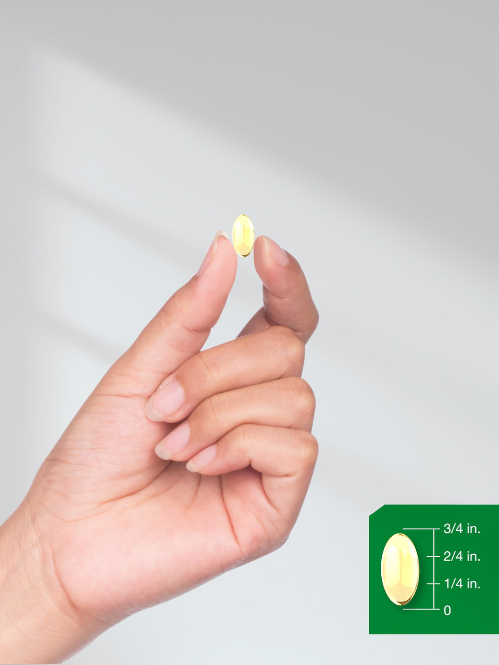 Usage and storage shot for Horbäach Odorless Garlic Softgels 3600 mg