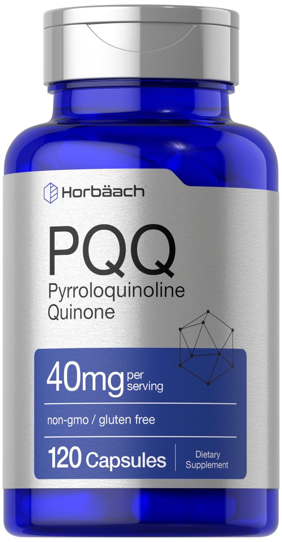 Horbäach PQQ 40 mg bottle – 120 capsules